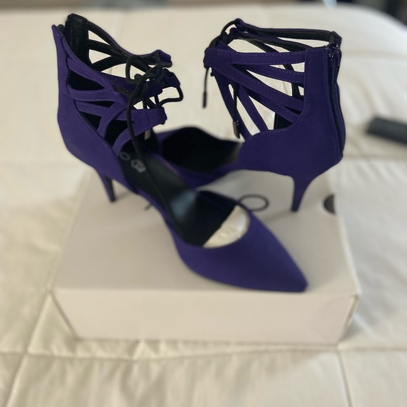 Aldo Violet Size 11 Heels - Picture 2 of 4
